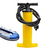 Aufblasbare Bettpumpe und Mehrzweck-Handpumpe | Gelbe 4L Doppelhubpumpe...