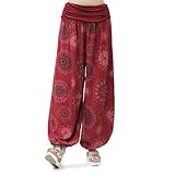 Glamexx24 Damen Haremshose leichte Pumphose Aladin-Hose Sarouelhose...