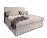Masseno Boxspringbett PISA 140x200 cm Komplett-Set mit Matratze und Topper,...