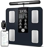 GE Körperfettwaage Smart Waage Personen: Digitale Waage mit Körperfett...