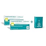 2 x Loperamid akut - 1 A Pharma® gegen Durchfall, 10 Hartkapseln +...