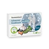 Fermentura Schwarzer Knoblauch Kapseln | Fermentiert & Vegan | Angereichert...