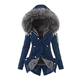 Wintermantel Damen Warm,Wintermantel Damen Warm Dicker Winterparka Mit...