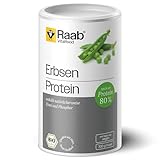 Raab Vitalfood Erbsen Protein Pulver Bio (300 g), 80% pflanzliches Protein,...