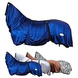 RL24 - Ekzemerdecke mit Halsteil & Bauchlatz – Fliegendecke z. Schutz vor...