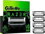 Gillette Labs Razer Limited Edition Rasierklingen, 4 Ersatzklingen, für...