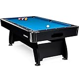 Billardtisch 8ft - 244x132x80 cm - 8 Fuß Pool Billard - Kugelrücklauf -...