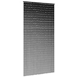 vidaXL Insekten-Türvorhang Dunkelgrau 100x200 cm Bambus, Fliegenvorhang,...
