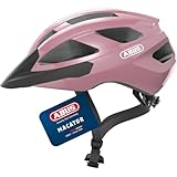 ABUS 67334 Fahrradhelm, Rosa (Shiny Rose), S (51-55 cm)