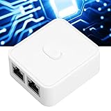 LAN Switch 2 Ports, Ethernet Switch LAN Splitter 1 auf 2 Netzwerk Switch...