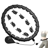 Smart Hula Hoop Reifen Erwachsene mit Gewicht Kugel Zähler 32 Knoten...