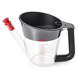 OXO Good Grips große Fett-Trennkanne, 1 l – spülmaschinenfeste...