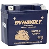 DYNAVOLT - NANO-GEL MG7ZS-C Motorradbatterie 12V 6Ah 180A. Ersetzt YTZ7S....