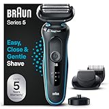 Braun Series 5 Elektrorasierer mit EasyClick Barttrimmer Aufsatz, Rasierer...