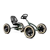 BERG Buddy Retro Grün Pedal GoKart | Kinderfahrzeug, Tretfahrzeug mit...