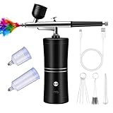 GOEDCH AirBrush Set mit Kompressor: Multi Funktion Handheld...