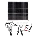 20 W 18 V Solarpanel, Dual-USB-Ausgang, tragbares Solar-Akkuladegerät für...