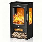 Tronitechnik® Elektrokamin elektrisch - Kaminfeuer mit LED Flammeneffekt,...
