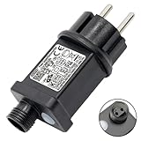 Cozymeow 31V EU Stecker 8 Modi Lichterkette Netzteil Adapter mit Timer,...