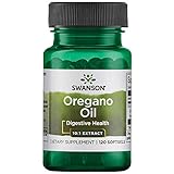 Swanson Oregano Öl 10:1 Extrakt | 120 Softgels je Dose | 150 mg...
