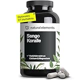 Sango Meereskoralle – 180 Kapseln – 660 mg Calcium – 330 mg Magnesium...