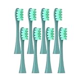 8 Ersatzbürstenköpfe, kompatibel mit Oclean X PRO Elite/Flow/F1/One/X/All...