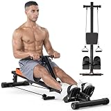 Dskeuzeew Rudergerät für zuhause Klappbar Hydraulisches...