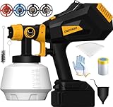ONEFINSH Kabelloser Farbsprüher für Dewalt 20 V MAX Akku,...
