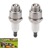 2 Stück RJ19LM Zündkerze 4-Takt Rasenmäher Spark Plug for Briggs &...