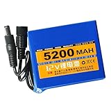 WILLQ 12 V 5200 mAh Lithium-Akkupack für 12 V Elektrogeräte....