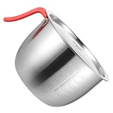 CHICAMPERA 1Satz Edelstahlschüssel mit Deckel und Griff Langlebige...