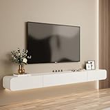 Schwimmender TV-Ständer 120-240 cm, Wandmontage, Unterhaltungszentrum mit...