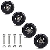 7,6 x 2,5 cm, 4 Stück Stuhlrollen, 7,6 cm PU-Rollen, nur Rad, 2,5 cm...