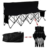 Yaheetech Tragbare Campingbank, Sitzbank Gartenbank Klappbank mit...