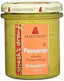 Zwergenwiese Bio Aufstrich streichs drauf Papayango (pikante Papaya-Mango)...