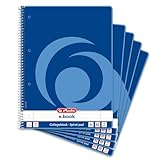Herlitz Collegeblock x.book A4, Lineatur 27, 80 Blatt, Rand innen und...