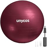 unycos - Gymnastikball 75 cm Sitzball Trainingsball für Yoga, Fitness,...