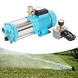 Gartenpumpe Selbstansaugend - 1300W Centrifugal Kreiselpumpe Hauswasserwerk...