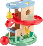 Fisher-Price Baby & Kleinkind Spielzeug Holz Baumhaus Ball Run, 2 Holzteile...