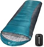 Bessport Schlafsack für Camping 3-4 Jahreszeiten 0 °C - 15°C | Winter...