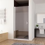 Nischentür Duschabtrennung Schwingtür Duschwand Dusche Nano Glas 100 x...