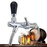 Aiyomi G5/8 Verstellbarer Bierhahn Einstellbare Bierzapfhahn Chrome Bier...