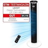 Levoit 28dB leiser Turmventilator mit Fortschrittlichem Schlafmodus,...