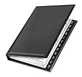 VELOFLEX 4155590 - Visitenkartenringbuch, Visitenkartenbuch,...
