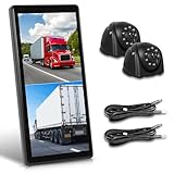 Spiegel Dashcam mit 2 Rückfahrkamera, LKW Rückspiegel mit Vertikalem...