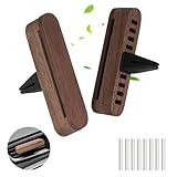 2 Stück Auto Diffuser, Holz Auto Diffusor für Ätherische Öle mit 8 PCS...