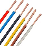 Verdrahtungssatz Einzelader H07V-K 1,5mm² - Schwarz Braun Grau Grün-Gelb...