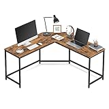 VASAGLE Eckschreibtisch, L-förmiger Computertisch, 149 x 149 x 76 cm,...