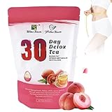 Detox Tee zum Abnehmen, Pfirsich Detox Tee, mit Pfirsichextrakt und...
