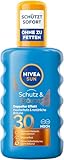 NIVEA SUN Schutz & Bräune Sonnenspray LSF 30, Sonnencreme mit...